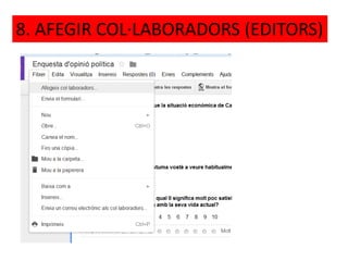 8. AFEGIR COL·LABORADORS (EDITORS)
 