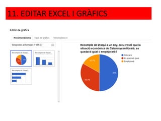 11. EDITAR EXCEL I GRÀFICS
 
