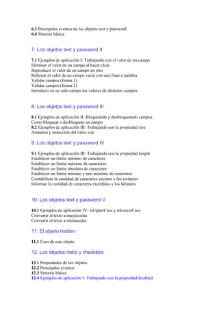 Formularios Javascript | DOC