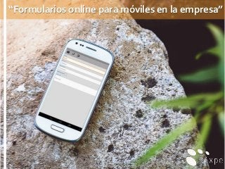 “Formularios online para móviles en la empresa”
 