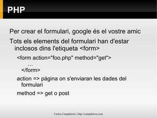 Usuari i contrassenya per fer el login 