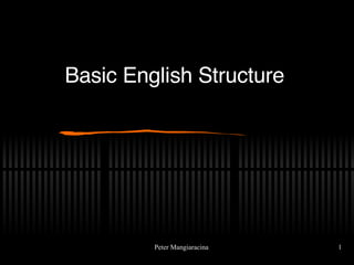 Basic English Structure 