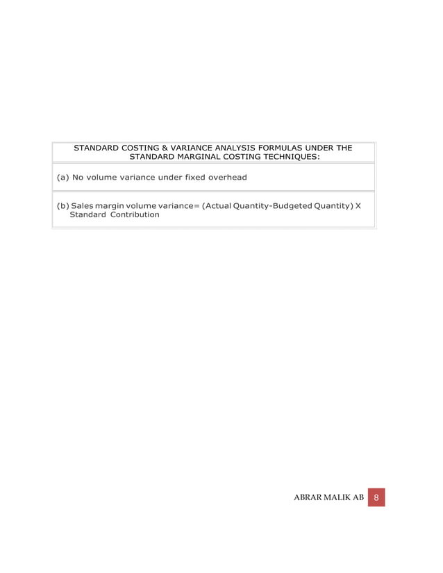 Accounting Formulas, Chart of Accounts, Dr/Cr Rule