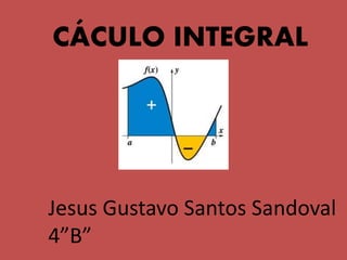 CÁCULO INTEGRAL
Jesus Gustavo Santos Sandoval
4”B”
 