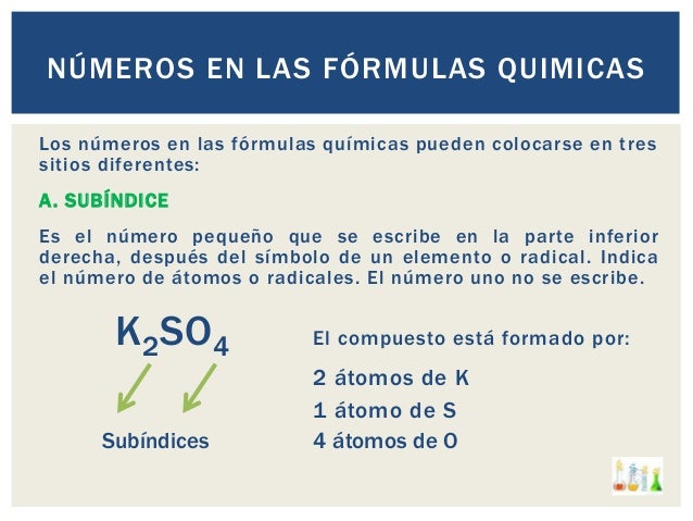 Formulas quimicas