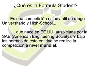 Formula student | PPT