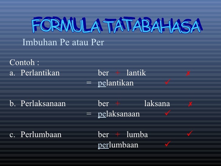 Formula Tatabahasa 2005