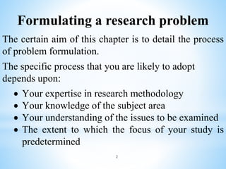 Formulating A Research Problem | PPTX