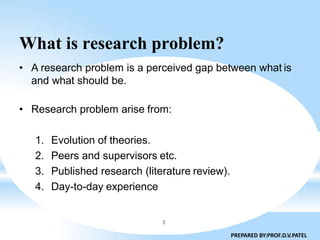 Formulating a research problem | PPTX