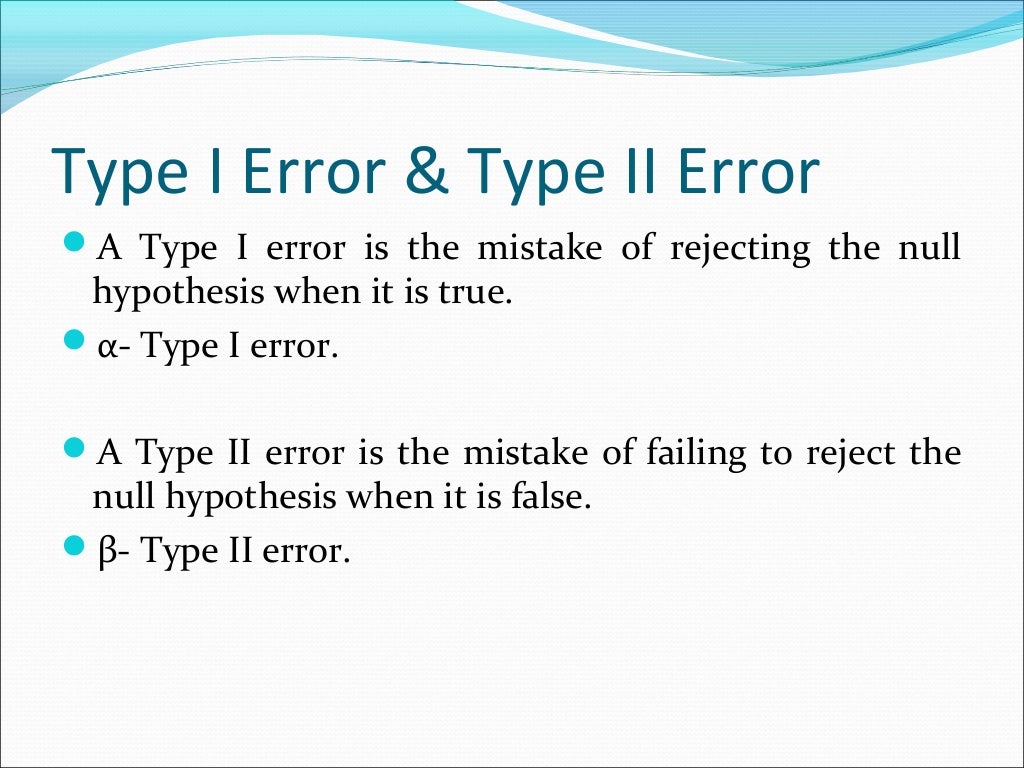Types of hypothesis picture