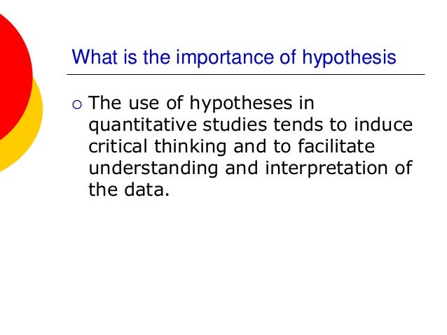 hypothesis in nursing research ppt