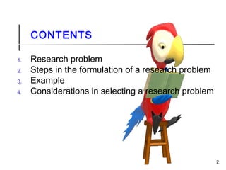 Formulating research problem | PPT