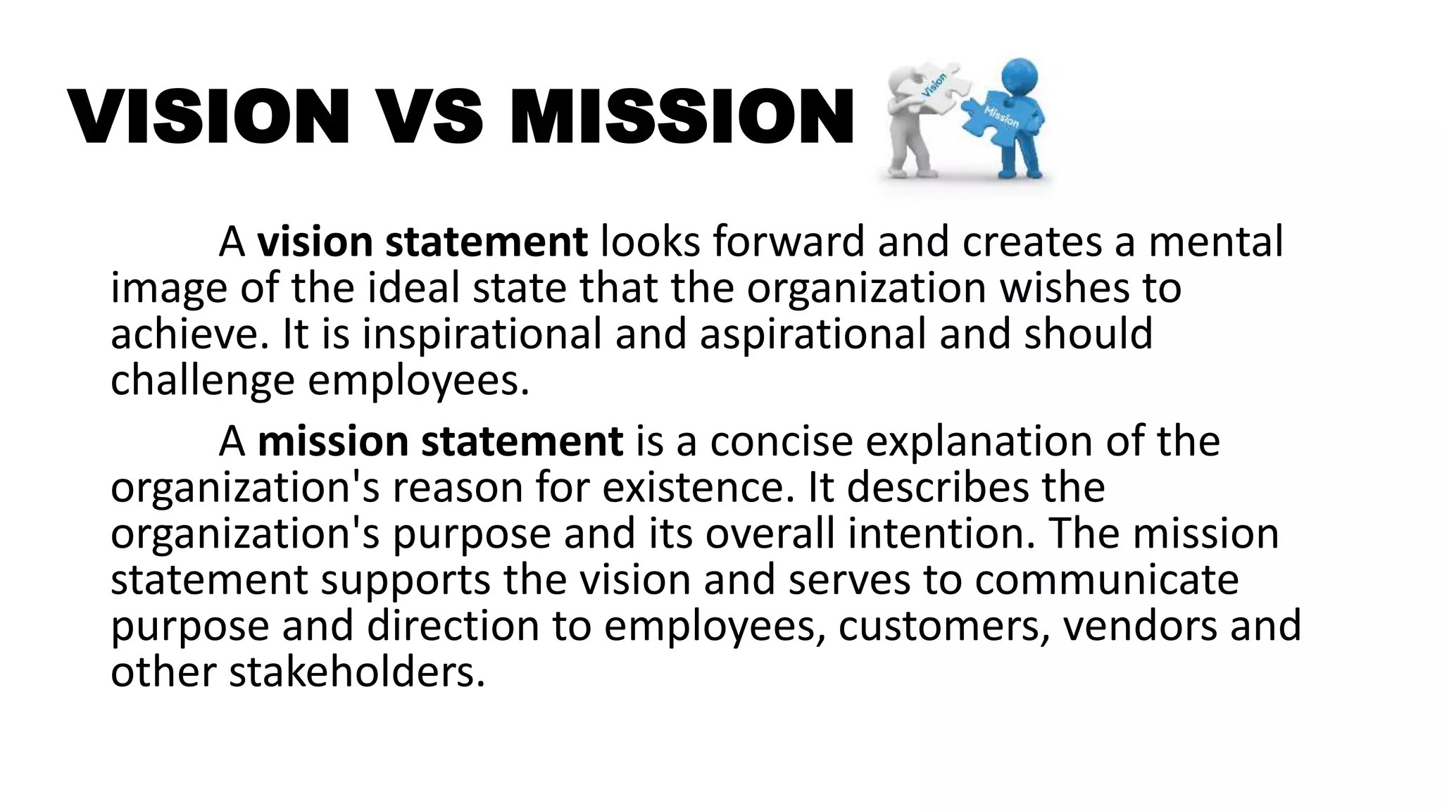 Formulating vision and mission | PPTX
