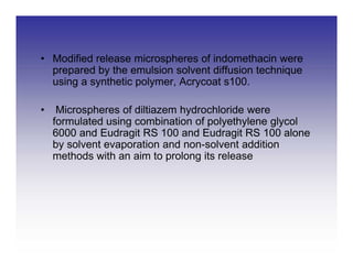 Formulation and-evaluation-of-microspheres | PDF