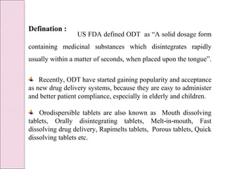 Formulation and evaluation of | PPT