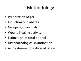 Formulation and evaluation of allicin and curcumin gel | PPTX