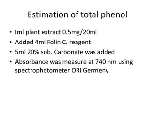 Formulation and evaluation of allicin and curcumin gel | PPTX