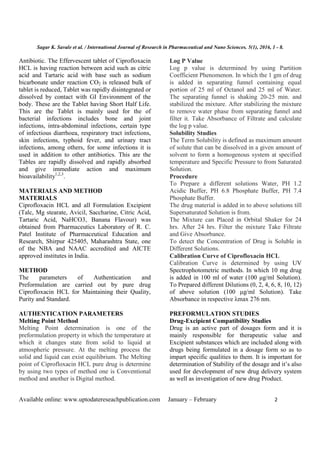 ciprofloxacin hydrochloride tablets 10mg