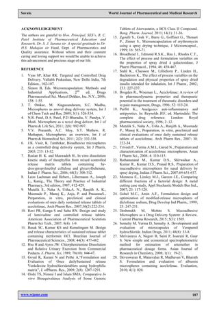 Formulation and evaluation of microspheres with aceclofenac | PDF