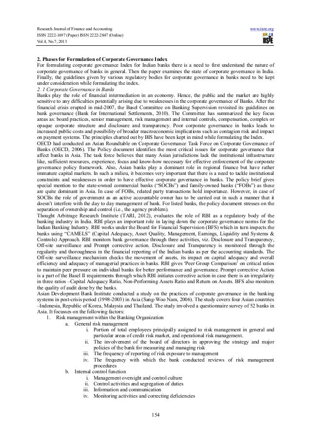thesis on corporate governance in banks 1 corporate governance mechanism: impact on performance of ethiopian commercial banks kibrysfaw getahun a thesis submitted to the department of accounting and finance. thesis on corporate governance in banks 1 corporate governance mechanism: impact on performance of ethiopian commercial banks kibrysfaw getahun a thesis submitted to the department of accounting and finance.