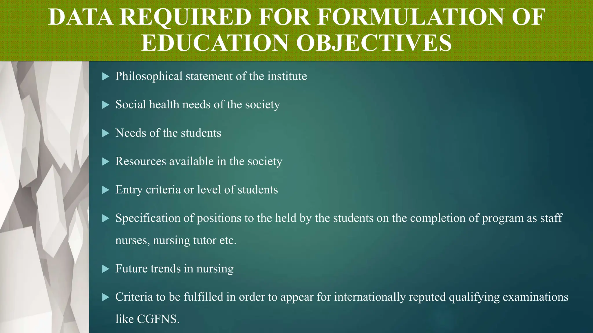 Objective Formulation Formulation of educational objectives.pptx