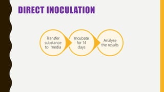 Direct Inoculation Steps Formulation of small & large volume parenteral | PPTX