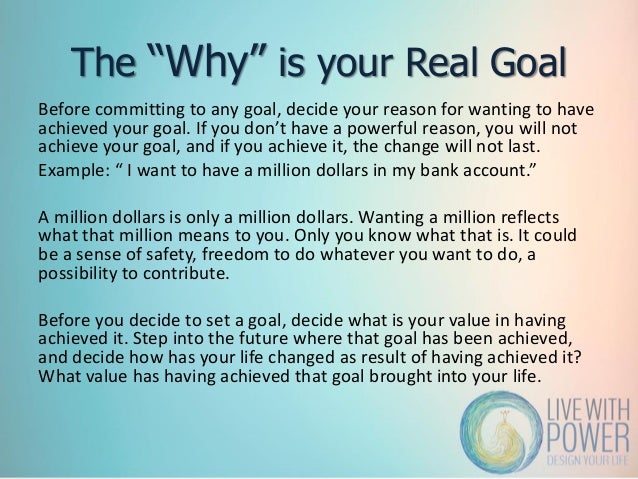 what are your future goals