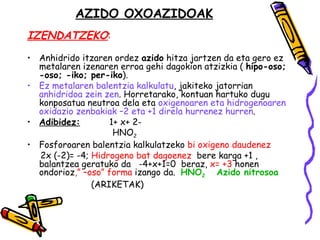 Formulazio Ez Organikoa | PPT