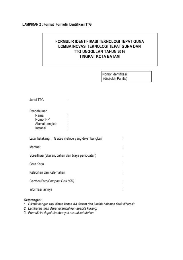 Formulir lomba-teknologi-tepat-guna-2016