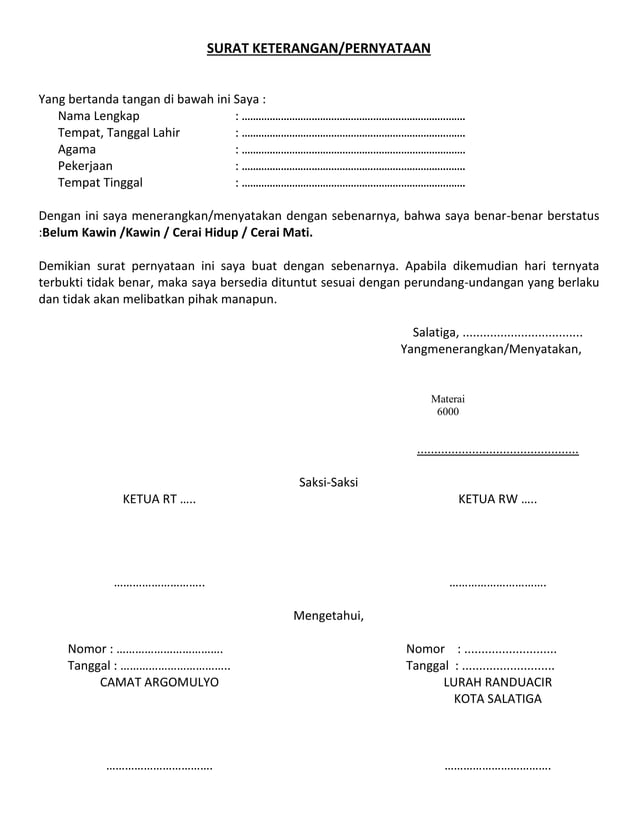 Formulir nikah