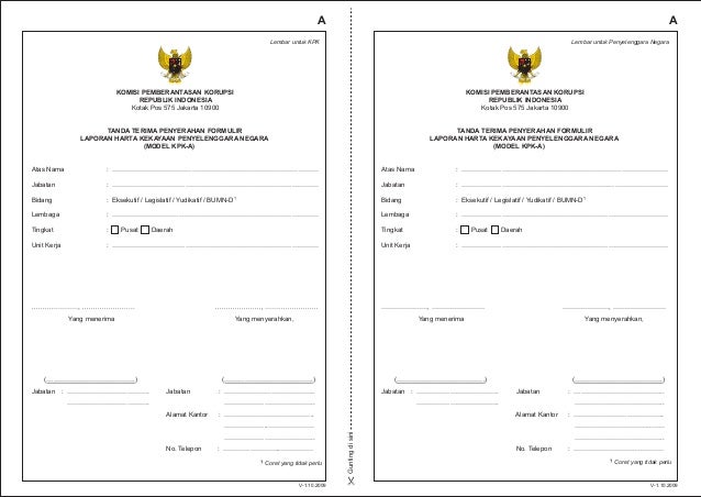formulir lhkpn