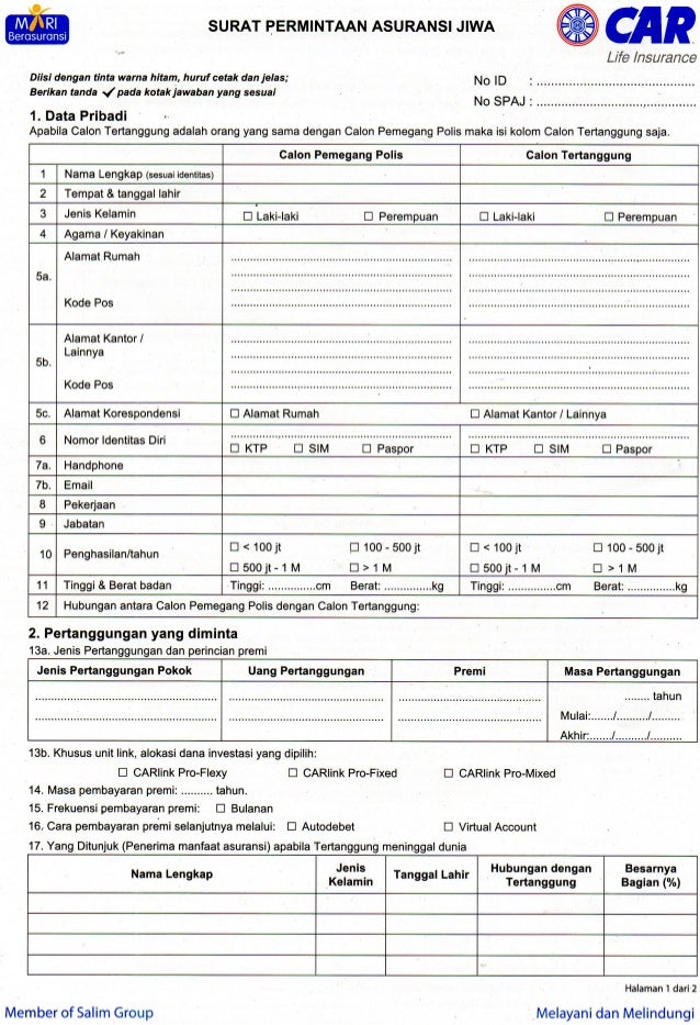 FORMULIR TERBARU TABUNGAN 3I-NETWORKS CAR [WWW 