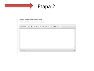 Etapa 2
 