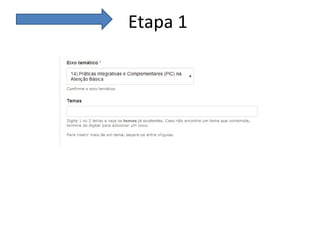 Etapa 1
 