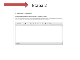 Etapa 2
 