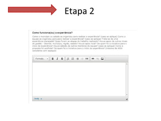 Etapa 2
 