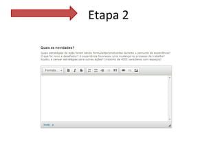 Etapa 2
 