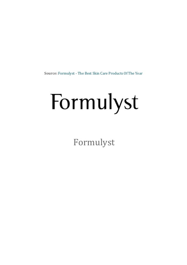 formulyst skin care