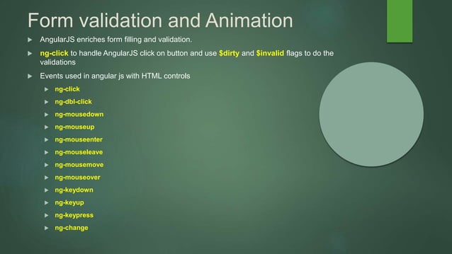 Form validation and animation | PPTX | Web Development | Internet