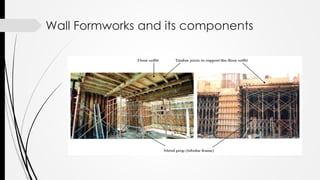 Wall Formworks and its components
 
