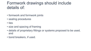 Basic formwork system and stripping and dropping | PPTX