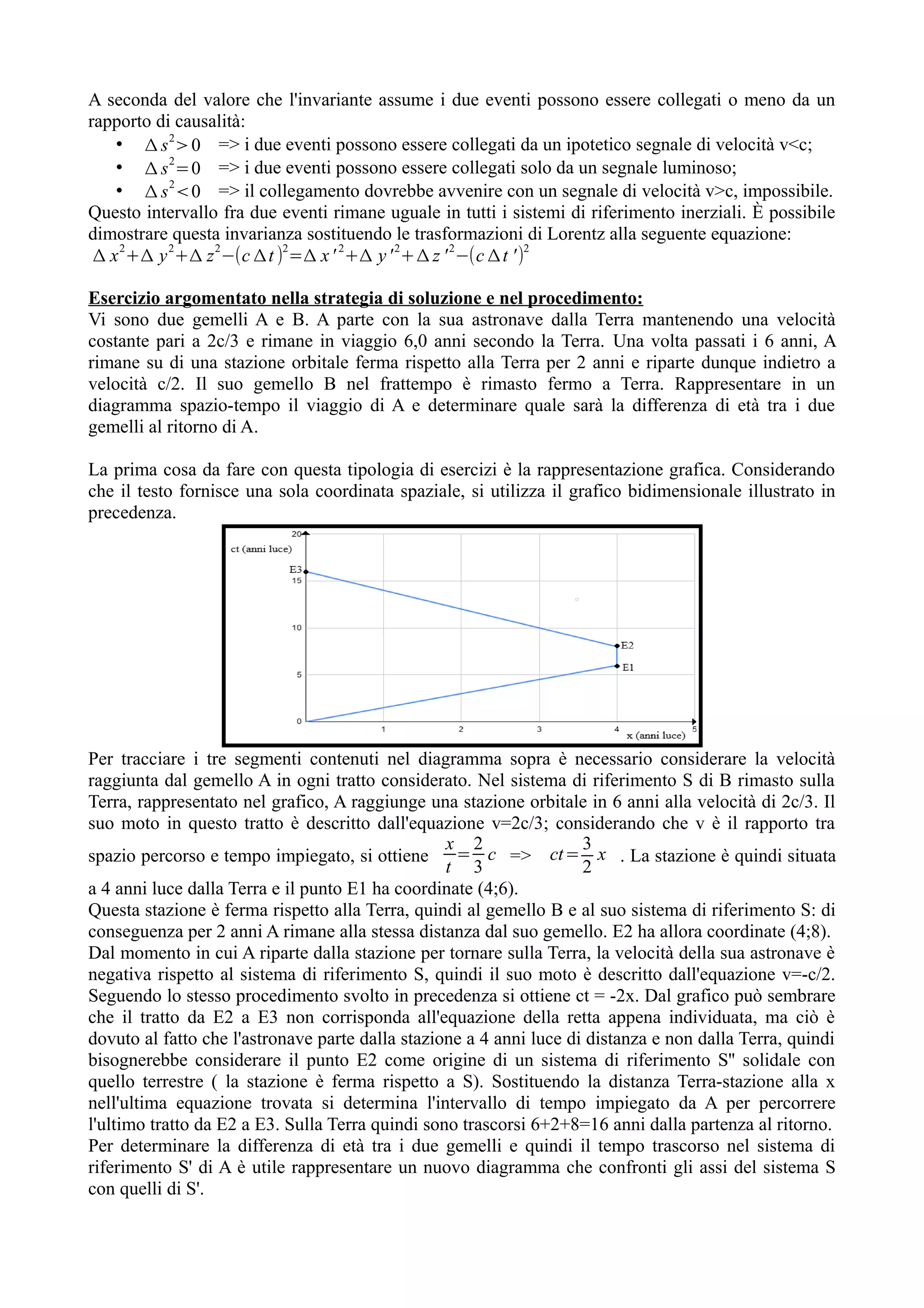 Spazio-tempo: da Minkowski alla relatività generale | PDF