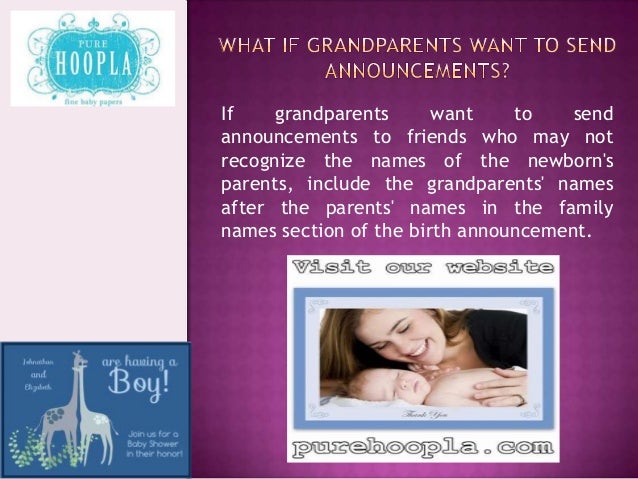 baby name announcement card