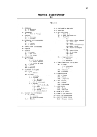 42
ANEXO-B – DESCRIÇÃO IBP
8.2
 