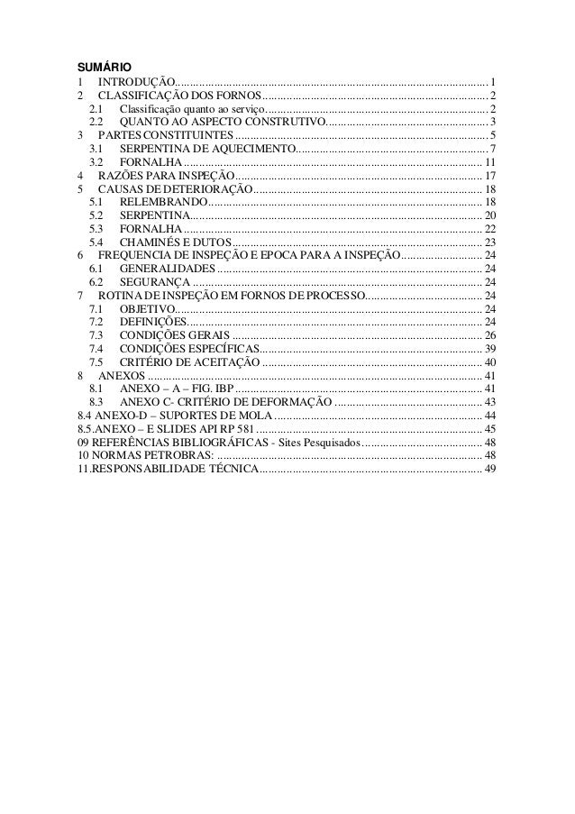 Curso de inspetor de equipamentos