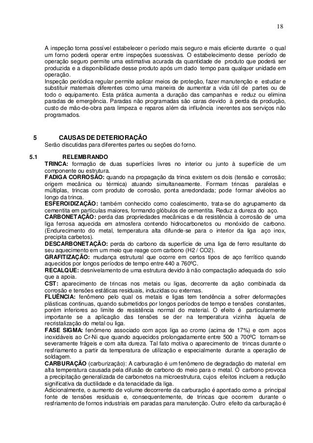Curso de inspetor de equipamentos
