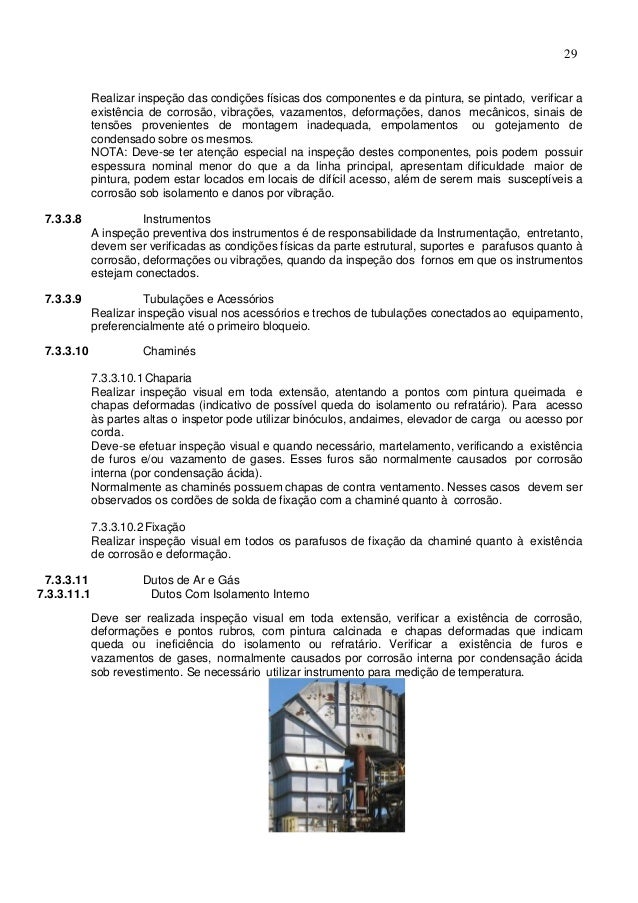 Curso de inspetor de equipamentos