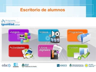 Escritorio de alumnos http://escritorioalumnos.educ.ar 