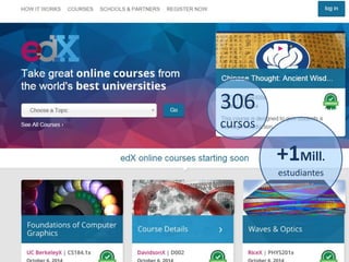 306 
cursos 
+1Mill. 
estudiantes  