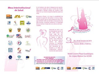 Foro internacional de cáncer de mama